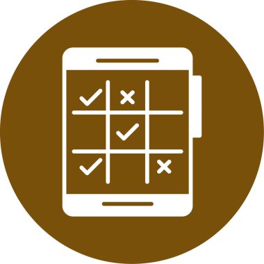 kontrol listesi simgesi, vektör illüstrasyonu