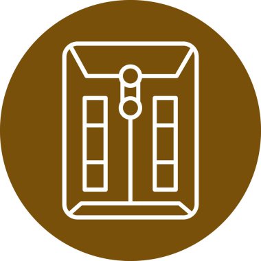 Modern kapı simgesinin vektör illüstrasyonu