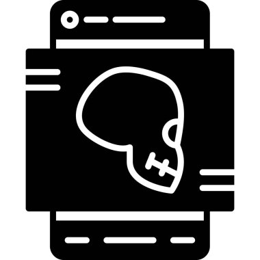 akıllı telefon simgesi vektör illüstrasyonu