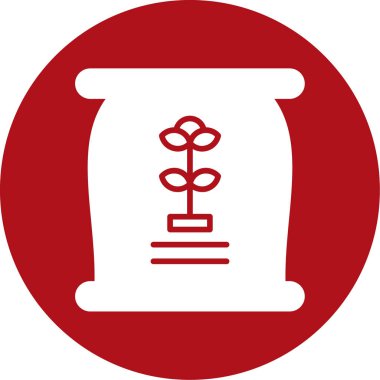 çiçek vektör simgesi modern çizgi tasarımı