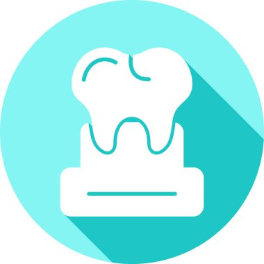 diş modern ikon vektör illüstrasyonu