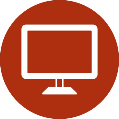 Bilgisayar izleyicisinin vektör illüstrasyonu