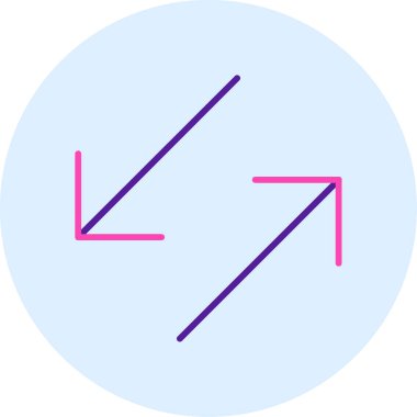 Ok. Web simgesi basit illüstrasyon