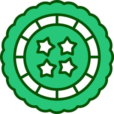 Yıldız. Web simgesi basit illüstrasyon