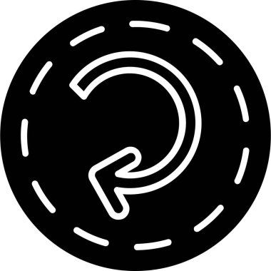 Donut yemek tatlı ikonu