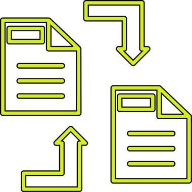 dosya dizini vektör illüstrasyonu