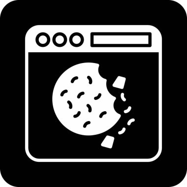 Siyah ve beyaz simgesinin gösterimi.