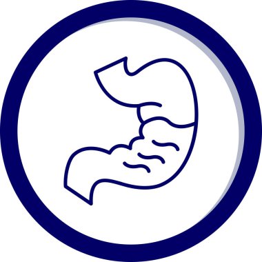 hamile göbeği modern simge, vektör illüstrasyonu