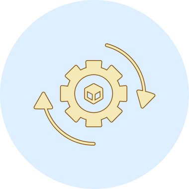 Teçhizat Web basit illüstrasyon tasarımı