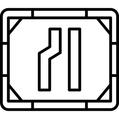 Modern oto tamir simgesinin vektör illüstrasyonu