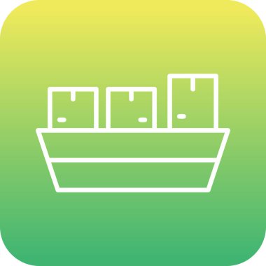 Benzersiz alışveriş vektörü simgesi