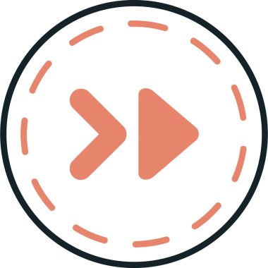 Müzik. Web simgesi basit illüstrasyon