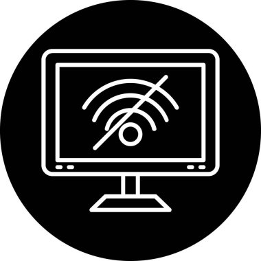 wifi simgesi vektör illüstrasyonu