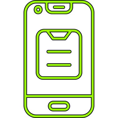 Smartphone Simgesi, vektör illüstrasyonu