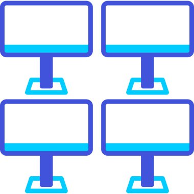 bilgisayar izleme simgesi seti, vektör