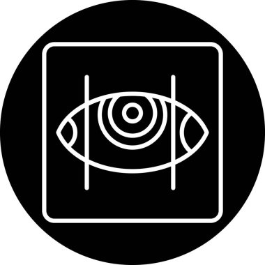 Göz web vektör resimleme arkaplanı