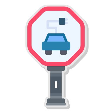 araba park simgesi, izometrik biçim