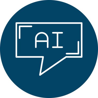 ai konuşma balonu simgesi