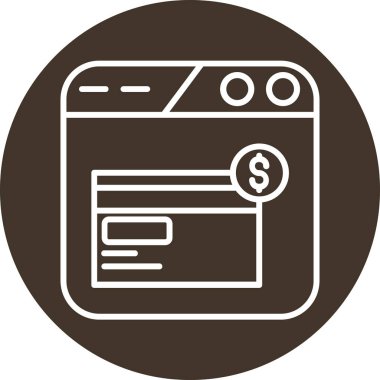 para vektörü simgesi modern illüstrasyon