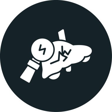 Kafatasının bir simgesinin vektör çizimi