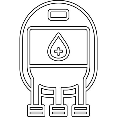 elektronik taşınabilir pil simgesi, özet biçimi