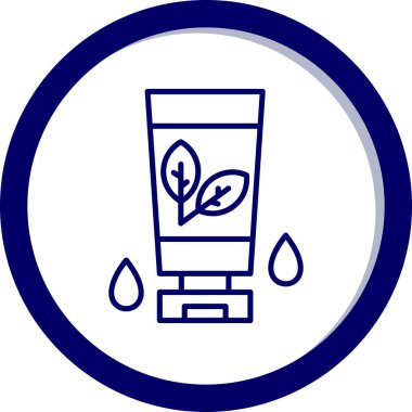 Bir ağaç simgesinin vektör illüstrasyonu