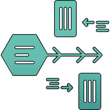 seo modern simgesinin vektör illüstrasyonu