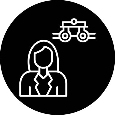 İş simgesi olan kadın