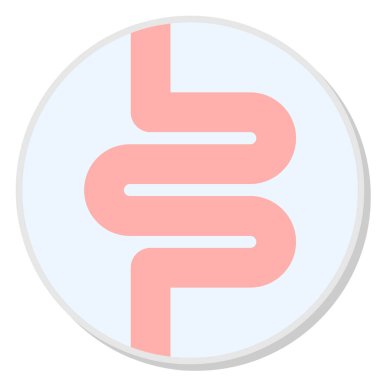 Tek b-b simgesinin vektör illüstrasyonu