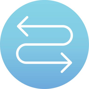 Ok. Web simgesi basit illüstrasyon