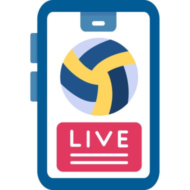 Ağ simgesi. Canlı yayın için vektör illüstrasyonu