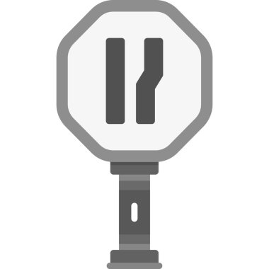 Trafik ışığı simgesi. Basit resimleme