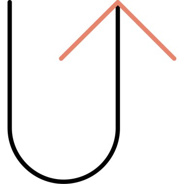 Mıknatıs simgesi, modern vektör çizimi