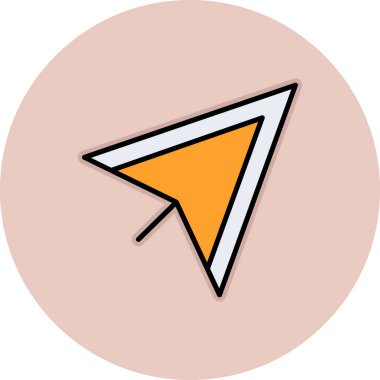 ok simgesi vektör illüstrasyonu