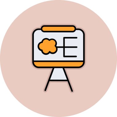 Dünya haritalı bir dizüstü bilgisayarın vektör simgesi