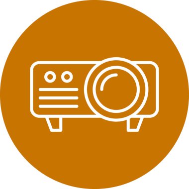 Kamera Simgesi Moda Biçiminde İzole Arkaplan