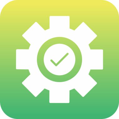 Ayarlar. Web simgesi basit illüstrasyon