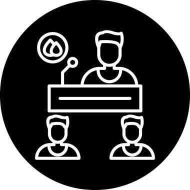 Modern eğitim ikonunun vektör illüstrasyonu