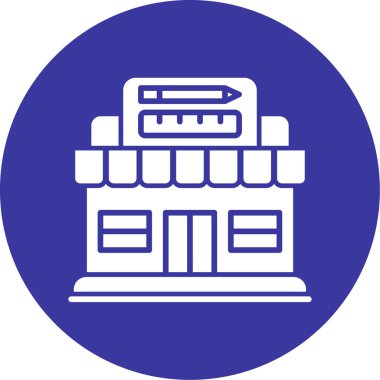 dükkan simgesi. vektör gösterimi basit