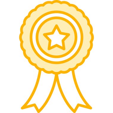 Ödül madalyası. Basit tasarım