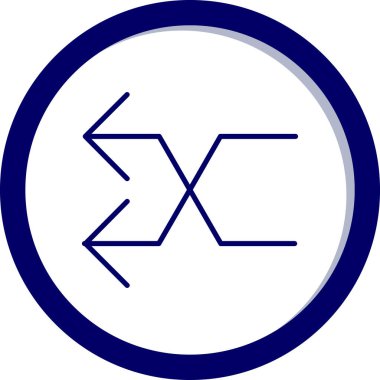 Yön ok ikonu vektör illüstrasyonu