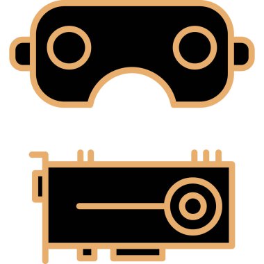 Çizgi film robotunun vektör çizimi