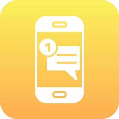 İleti sohbet simgesi modaya uygun arkaplan