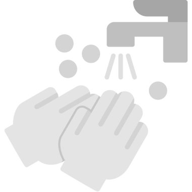 Elle Yıka Simge vektör çizimi