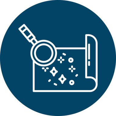 Büyüteç simgesini vektör çizim