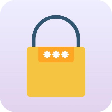 ikon vektör illüstrasyonunu kilitle