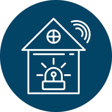 Alarm! Web simgesi basit illüstrasyon