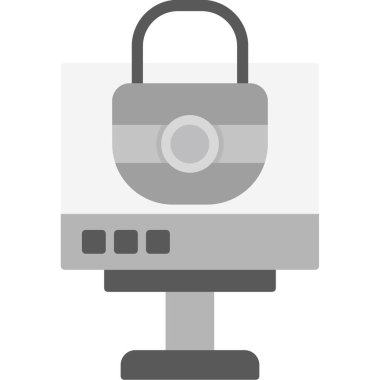 ikon vektör illüstrasyonunu kilitle