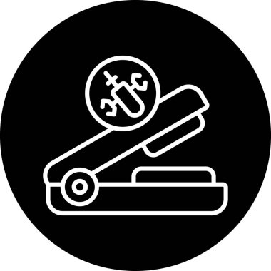 Çekiç ikonu vektör illüstrasyonu