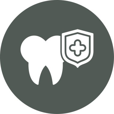 Modern b 'nin vektör illüstrasyonu diş ikonundan yoksun